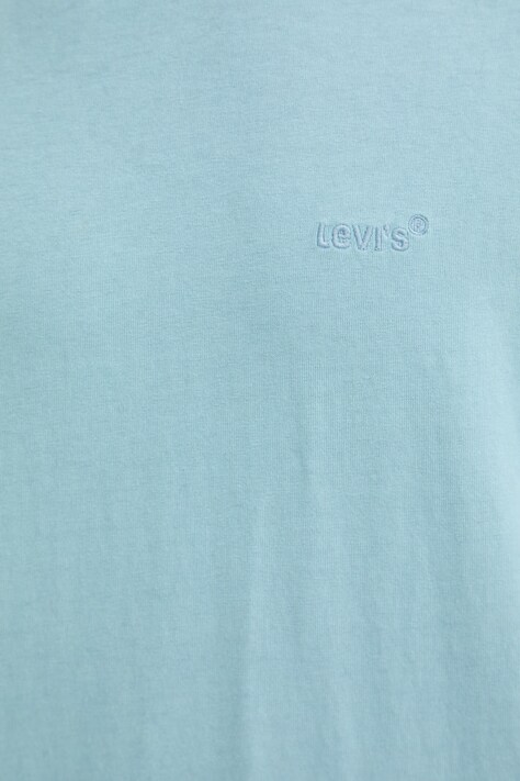 Levi's t-shirt bawełniany RED TAB VINTAGE męski kolor niebieski gładki A0637-0180