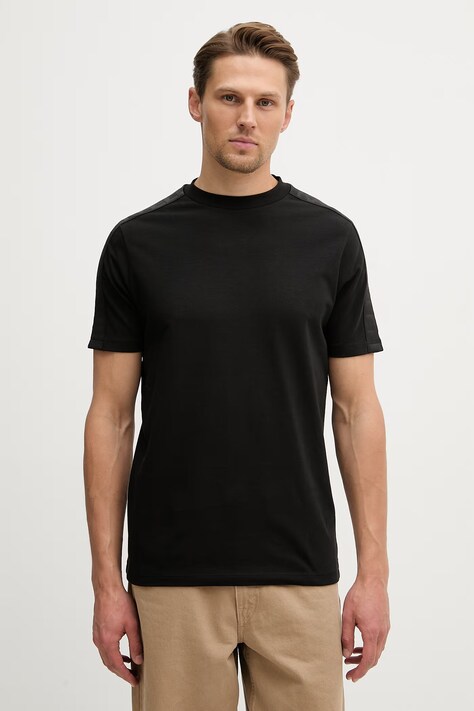 Karl Lagerfeld t-shirt męski kolor czarny gładki 562235.755048