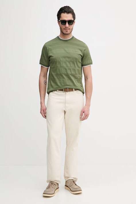 Karl Lagerfeld tricou din bumbac culoarea verde, uni, 562201.755004
