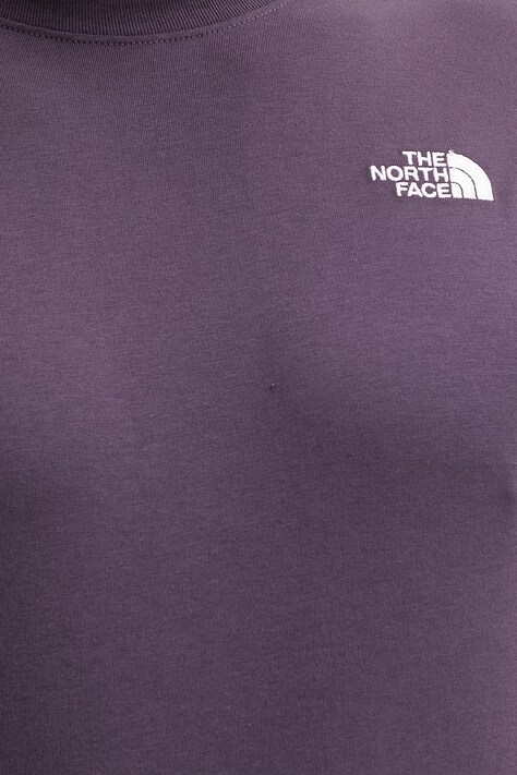 The North Face t-shirt Simple Dome męski kolor fioletowy gładki NF0A8CZ2G5O1