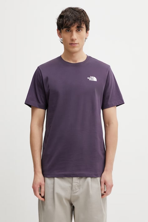 The North Face t-shirt EVOLUTION uomo colore violetto NF0A8B6KG5O1