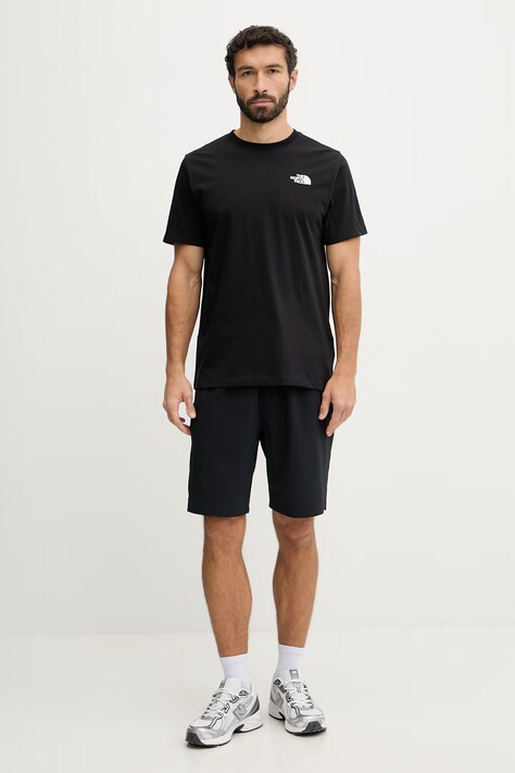 The North Face t-shirt bawełniany EVOLUTION męski kolor czarny z nadrukiem NF0A8B6KKY41