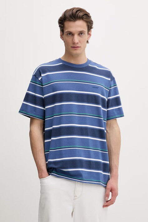 Levi's t-shirt męski RED TAB VINTAGE niebieski A0637-0183