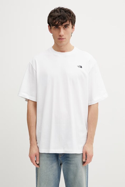 The North Face Essential Simple Dome t-shirt bawełniany męski biały NF0A8EVWFN41