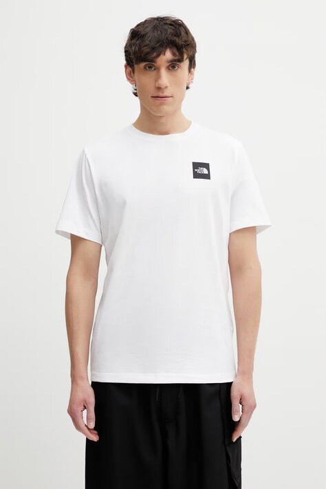 The North Face Evolution t-shirt męski z bawełną biały NF0A8G9CFN41