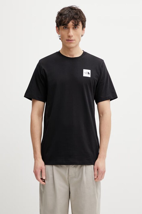 The North Face Evolution t-shirt z bawełną męski czarny NF0A8G9CJK31