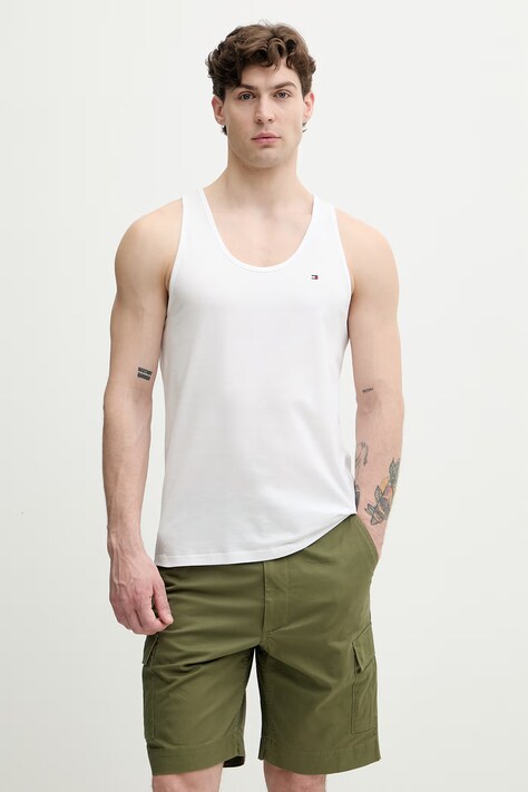 Tommy Hilfiger top muški od pamuka 3-pack zeleni UM0UM03867