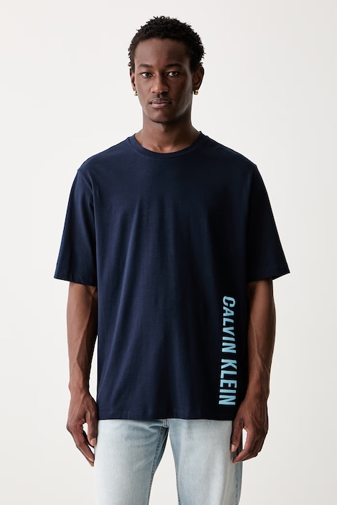Calvin Klein tricou pentru bărbați, cu bumbac bleumarin LV00NM3019