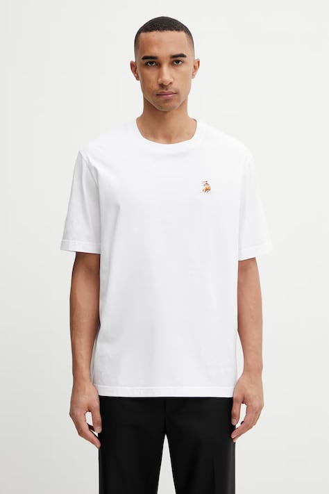Maison Kitsuné cotton T-shirt white