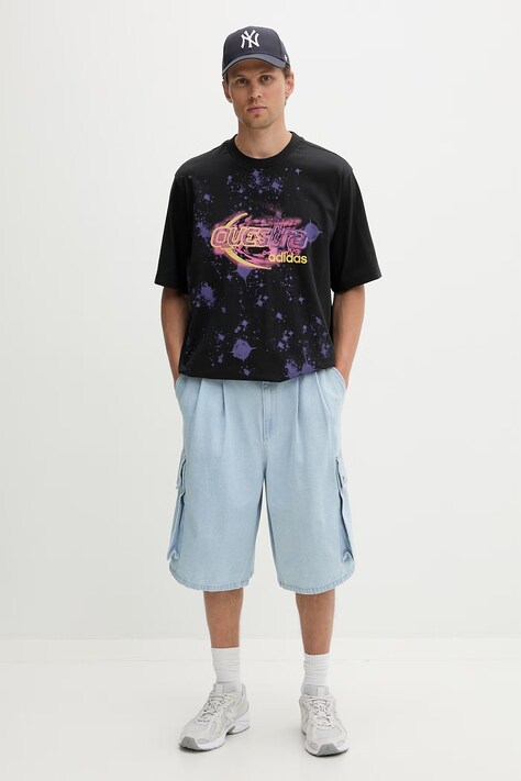 adidas Originals футболка чоловіча бавовняна — SS26-TSM19G, чорний — фото 2