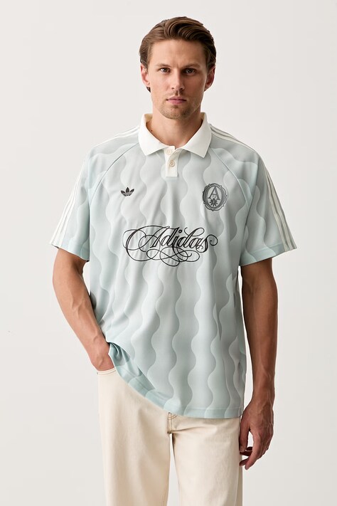 adidas Originals πόλο ανδρικό τιρκουάζ KX1256
