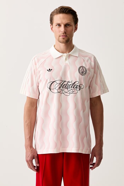 adidas Originals polo majica za muškarce roza KX1257
