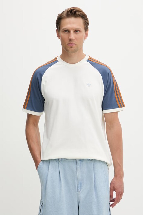 adidas Originals t-shirt ανδρικό βαμβακερό Cali μπεζ KX1261