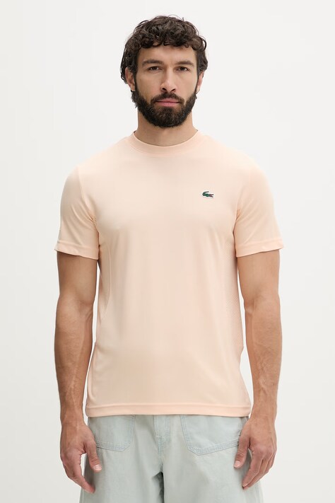 Lacoste T-shirt męski różowy TH9973