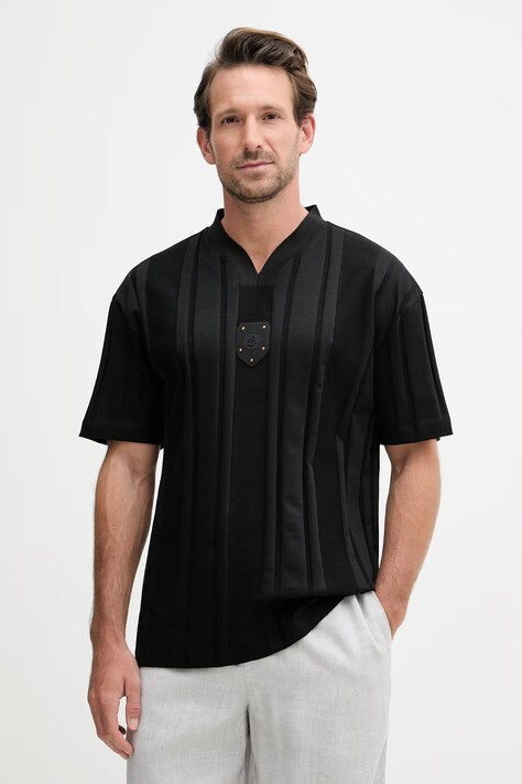 BOSS Green футболка чоловіча бавовняна чорна 50554645