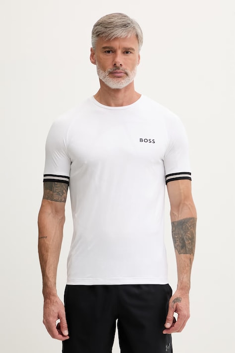 BOSS Green t-shirt męski biały 50559207