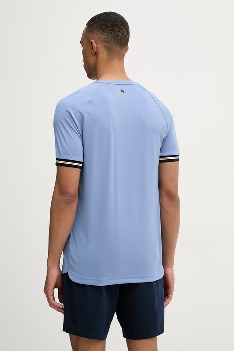 BOSS Green t-shirt męski niebieski 50559207