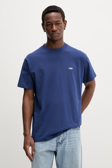 Vans t-shirt męski bawełniany niebieski VN000R9XFOB1