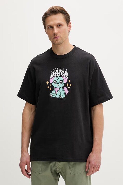 Vans T-shirt męski bawełniany czarny VN000W00BLK1