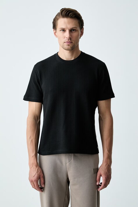 BOSS T-shirt męski Shirt czarny 50540567