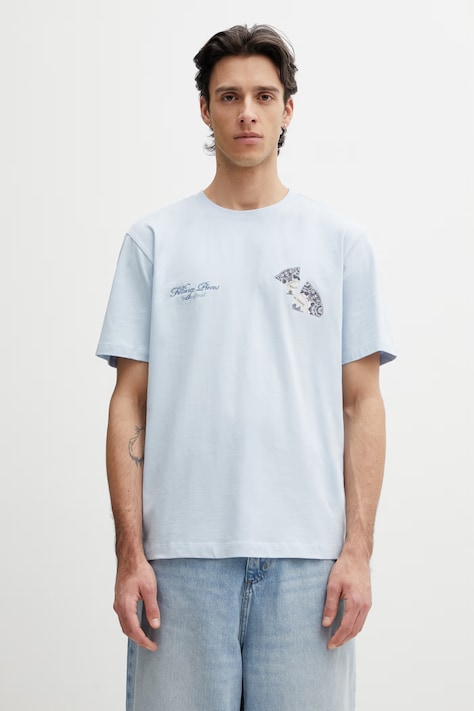 Filling Pieces t-shirt męski bawełniany Broken Plate niebieski 412620500321.294