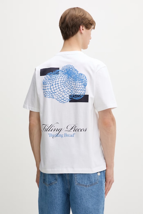 Filling Pieces tricou bărbătesc de bumbac Citrus alb 412620500290.110