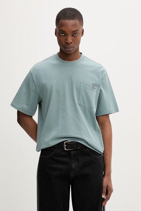 Dickies T-shirt męski bawełniany turkusowy DK0A4YFCL371
