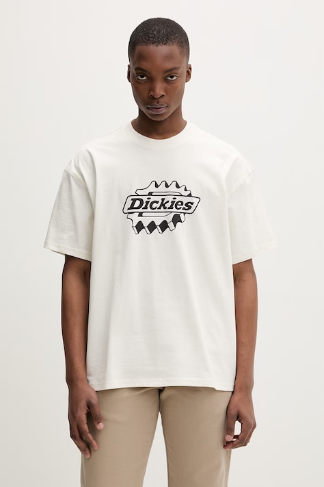 Dickies tričko pánske bavlnené béžové DK0A88PDC481