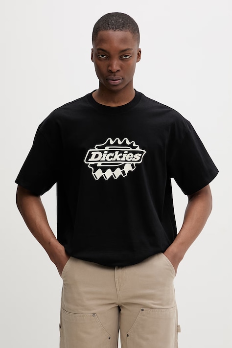 Dickies T-shirt męski bawełniany czarny DK0A88PDBLK1