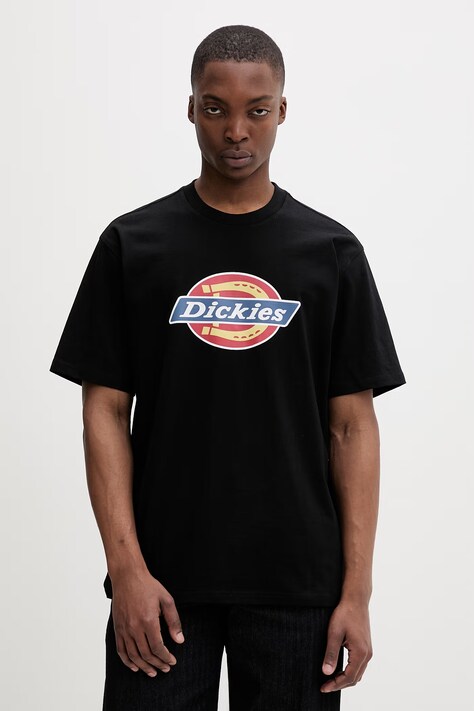 Dickies T-shirt męski bawełniany czarny DK0A88FGBLK1