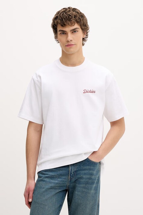 Dickies t-shirt ανδρικό λευκό DK0A88860WH1