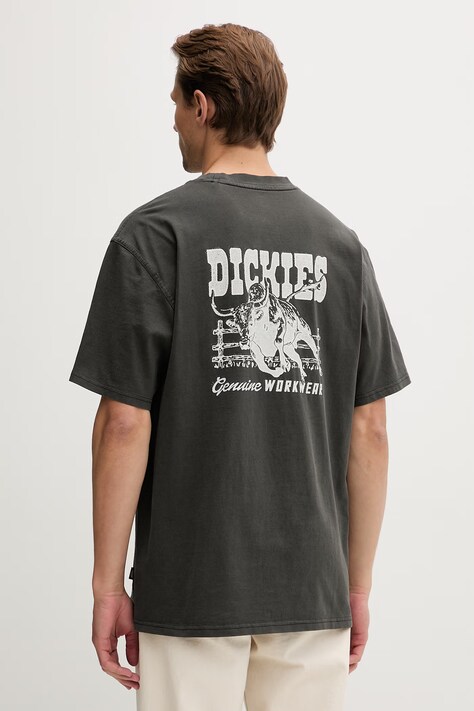 Dickies T-shirt męski bawełniany szary DK0A883BBLK1