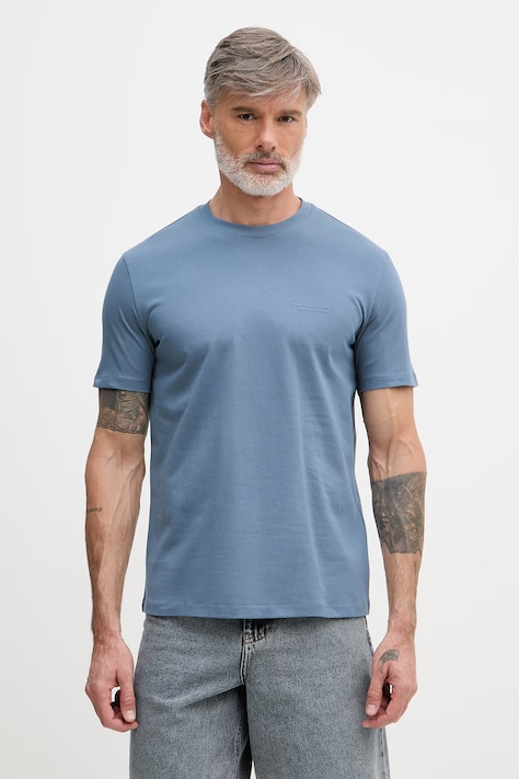 Armani Exchange t-shirt męski bawełniany niebieski XM001281