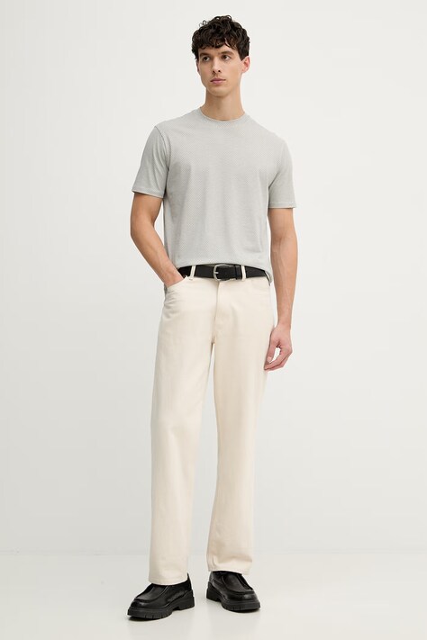 Armani Exchange футболка чоловіча бавовняна — SS26-TSM1GF, зелений — фото 2
