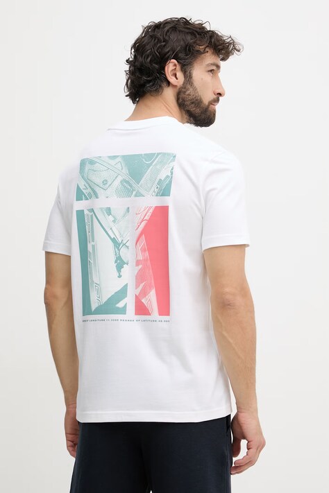 BOSS Orange t-shirt damski bawełniany biały 50561854