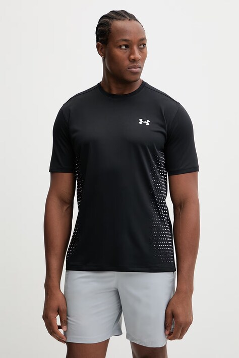 Under Armour t-shirt treningowy Tech męski kolor czarny z nadrukiem 6009833