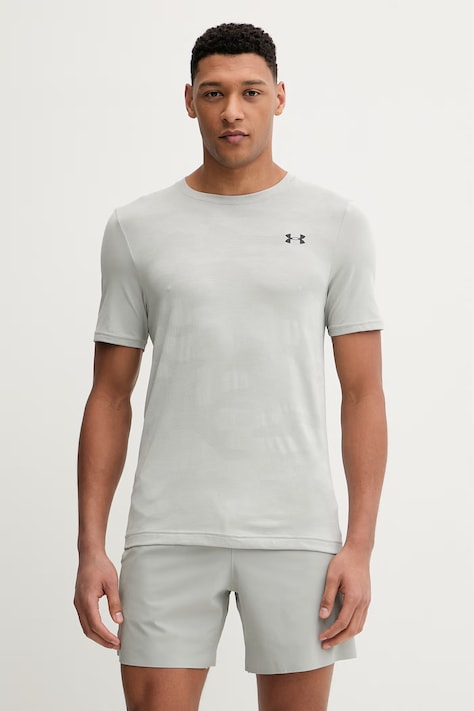 Under Armour t-shirt treningowy Vanish męski kolor szary gładki 6010589