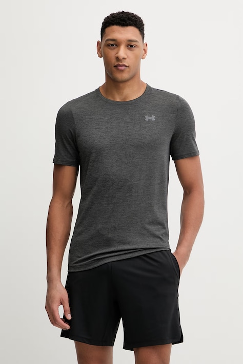 Under Armour t-shirt treningowy Vanish męski kolor szary melanżowy 6010591