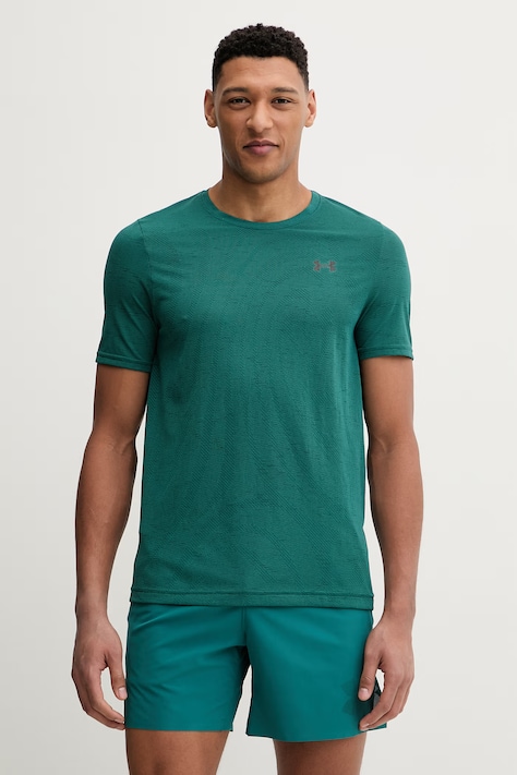 Under Armour t-shirt treningowy Vanish męski kolor zielony gładki 6010603