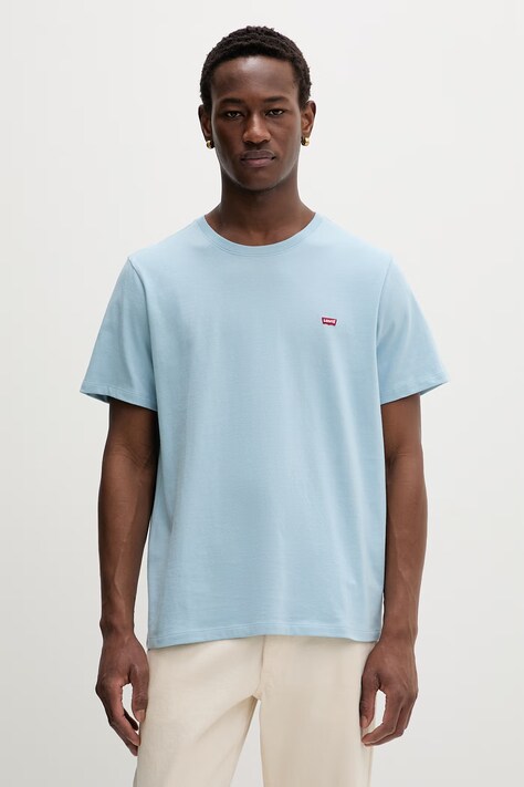 Levi's t-shirt męski bawełniany SS ORIGINAL HM niebieski 56605-0304