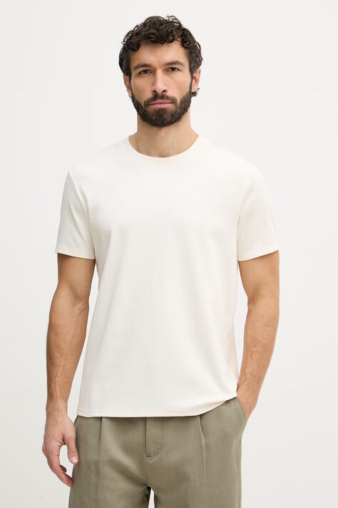 Guess T-shirt ανδρικό NICO μπεζ M6GP26 K3177