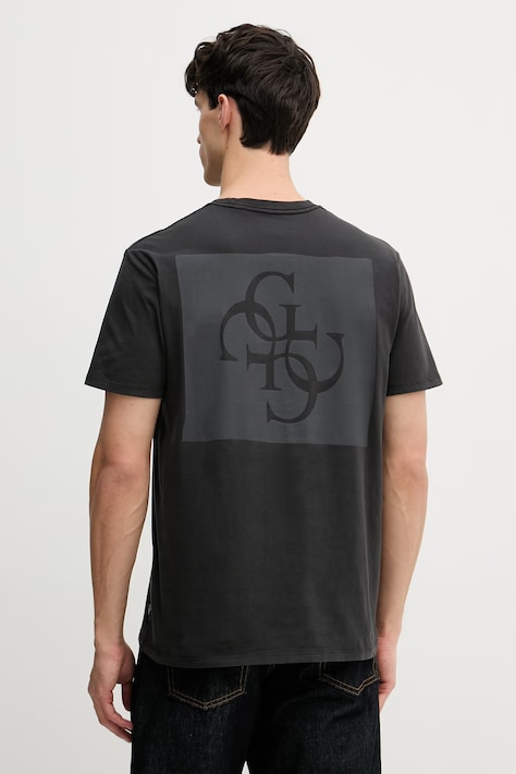 Guess T-shirt ανδρικό βαμβακερό μαύρο M6GI27 K3249