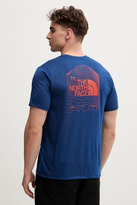 The North Face t-shirt męski BITMAP granatowy NF0A8FTVD1R1