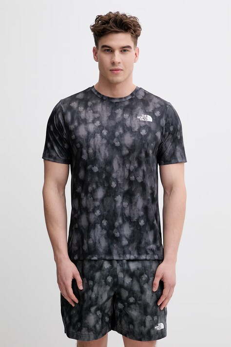 The North Face t-shirt treningowy męski czarny NF0A8G85MF41