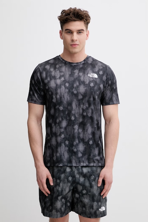 The North Face t-shirt treningowy męski czarny NF0A8G85MF41