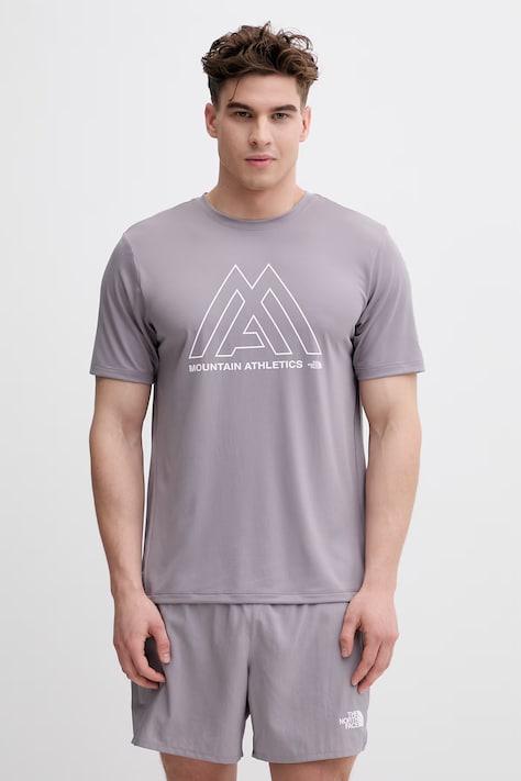 The North Face t-shirt treningowy męski 24/7 fioletowy NF0A893ZG7O1