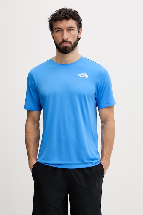 The North Face t-shirt treningowy męski 24/7 niebieski NF0A894BH0F1