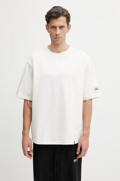 adidas Originals x SPZL t-shirt βαμβακερό Ανδρικό λευκό KF6813