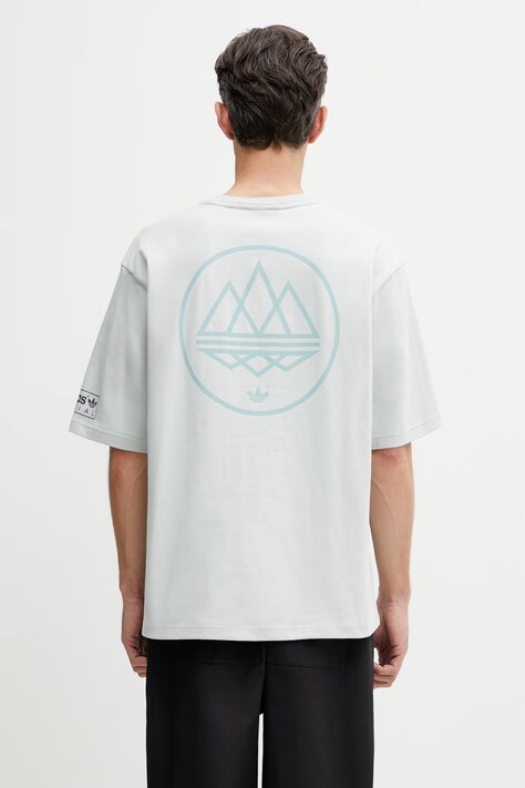 adidas Originals x SPZL t-shirt in cotone da uomo beige KR2731