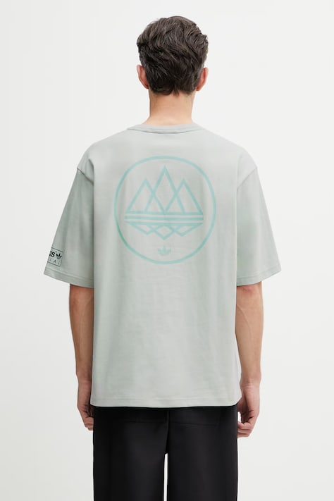 adidas Originals x SPZL t-shirt in cotone da uomo beige KR2731